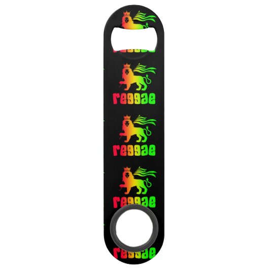 Reggae Rasta Lion Speed Flessenopener (Voorkant)