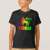 Reggae Rasta Lion T-shirt (Voorkant)