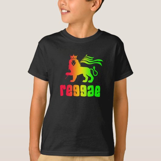 Reggae Rasta Lion T-shirt (Voorkant)