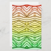 Reggae Rasta Music Tribal Print Beauty Briefpapier (Voorkant / Achterkant)