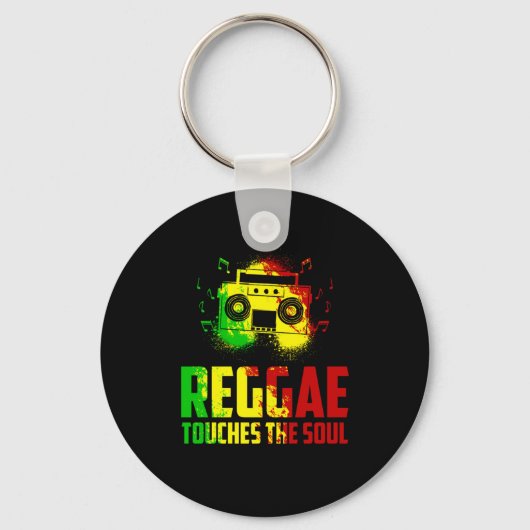 Reggae Rasta Rastafari Sleutelhanger (Voorkant)