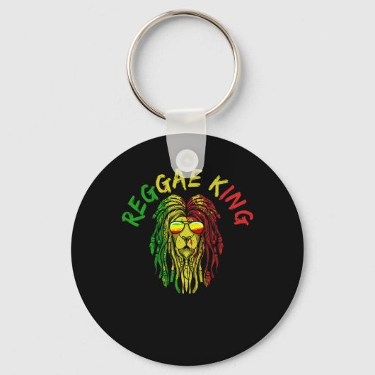 Reggae Rasta Rastafari Sleutelhanger (Voorkant)