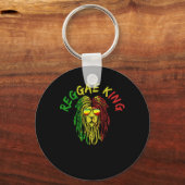 Reggae Rasta Rastafari Sleutelhanger (Voorkant)