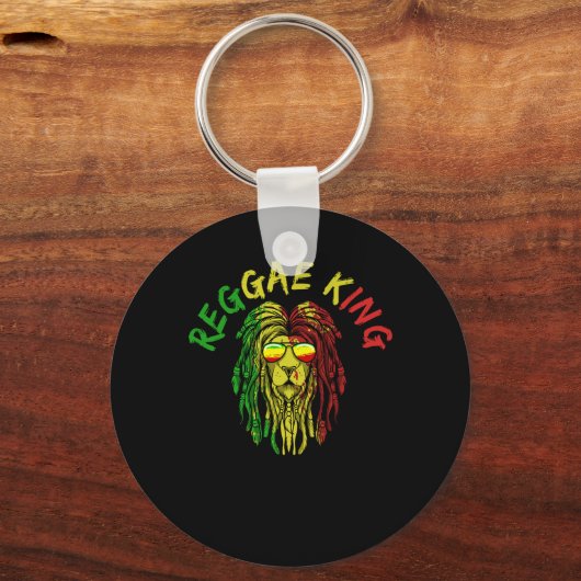 Reggae Rasta Rastafari Sleutelhanger (Voorkant)