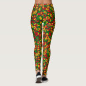 Reggae Rasta Vibrations - Power Yoga Leggings (Achterkant)