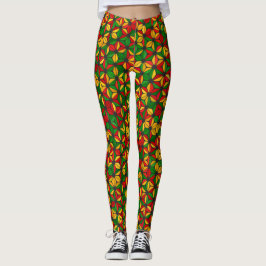 Reggae Rasta Vibrations - Power Yoga Leggings