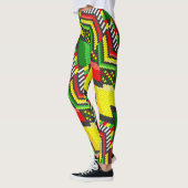Reggae Rastafara Jah - Power Yoga Leggings (Links)
