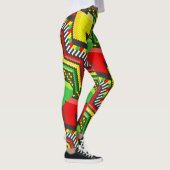 Reggae Rastafara Jah - Power Yoga Leggings (Rechts)
