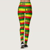 Reggae Rastafara Love - Power Yoga Leggings (Achterkant)