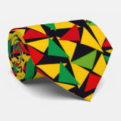 Reggae Rastafara Vibrations Rasta Power Stropdas (Opgerold)