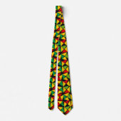 Reggae Rastafara Vibrations Rasta Power Stropdas (Achterkant)
