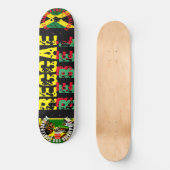 REGGAE REBEL 8 1/4" Skateboard Dek (Voorkant)