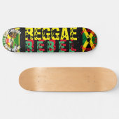 REGGAE REBEL 8 1/4" Skateboard Dek (Horizontaal)