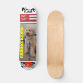 REGGAE REBEL (Huisdier) Skateboard (Voorkant)