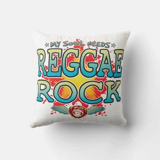Reggae Rock Soul Cushion Kussen (Achterkant)
