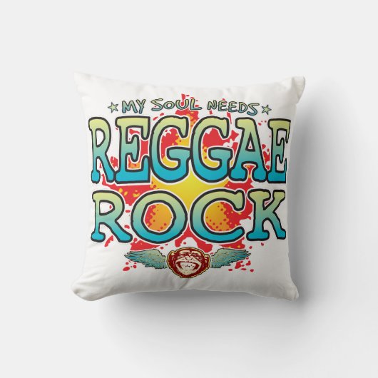 Reggae Rock Soul Cushion Kussen (Voorkant)