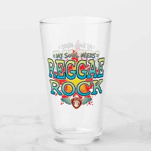Reggae Rock Soul Glass Tumbler (Voorkant)