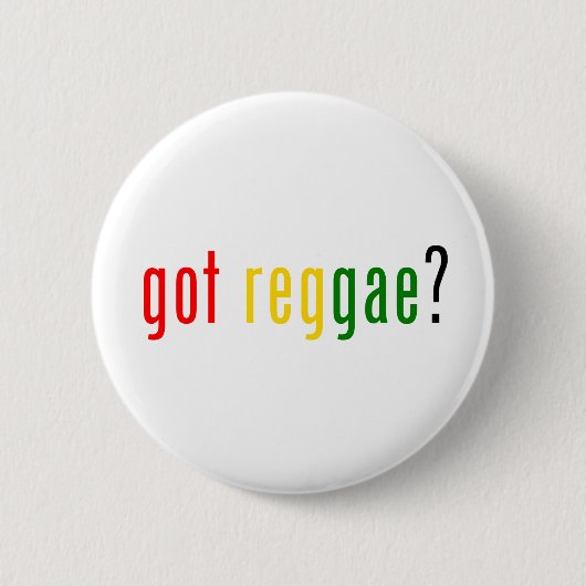 Reggae? Ronde Button 5,7 Cm (Voorkant)