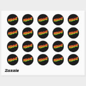 Reggae Ronde Sticker (Vel)