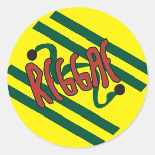 Reggae Ronde Sticker