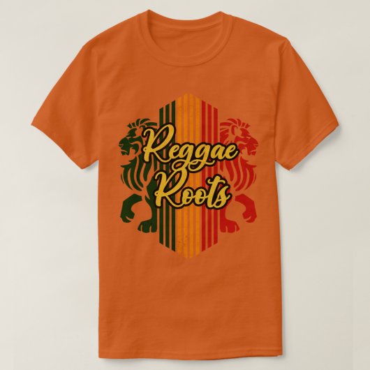 Reggae Roots Lion T-shirt (Design voorkant)
