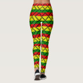Reggae Roots Rasta Hippie - Yoga Leggings (Achterkant)