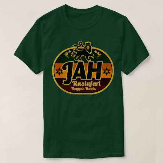 Reggae Roots Rasta Label T-shirt (Design voorkant)