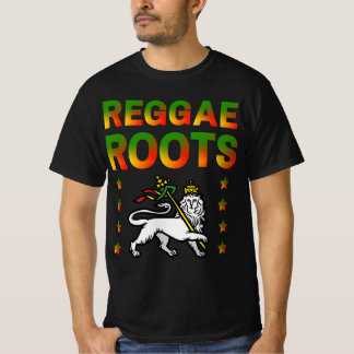 REGGAE ROOTS RASTA LION DE JUDA T-SHIRT