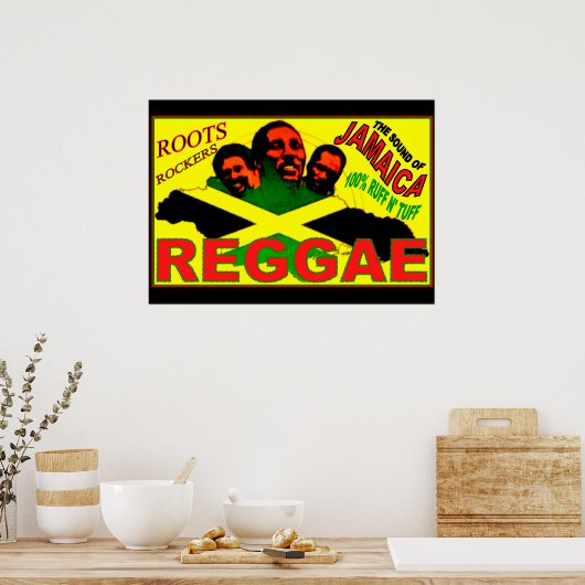 REGGAE ROOTS ROCKERS 28 x 20-inch Poster (Keuken)