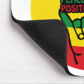 Reggae Shaka Hand met positieve koersen Muismat (Hoek)