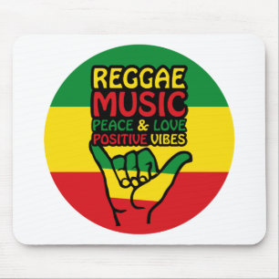 Reggae Shaka Hand met positieve koersen Muismat