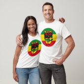 Reggae Shaka Hand met positieve koersen T-shirt (Unisex)