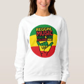 Reggae Shaka Hand met positieve koersen Trui (Voorkant)