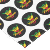 Reggae Shaka Hands with reggae colors Tafelkleed (Gekanteld)