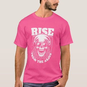 Reggae Skull Rasta Rastafarian - Muziek Rastafari T-shirt