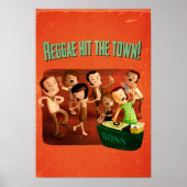 Reggae sloeg de stad aan. poster (Voorkant)