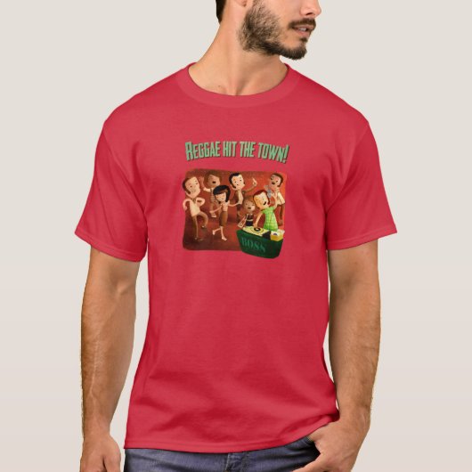 Reggae sloeg de stad aan. t-shirt (Voorkant)