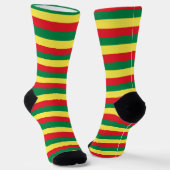 Reggae Socken Reggae Rasta Roots Sokken (Gebogen)