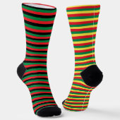 Reggae Socken Reggae Rasta Roots Sokken (Gebogen)