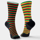 Reggae Socken Reggae Rasta Roots Sokken (Gebogen)