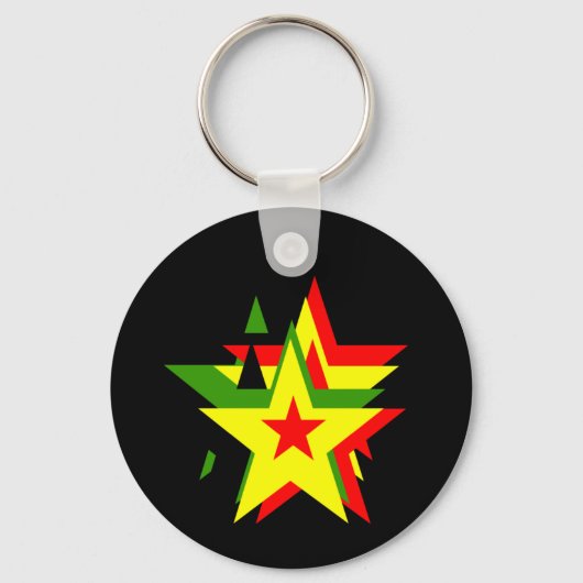 Reggae star sleutelhanger (Voorkant)