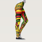Reggae Steppers Leggings Rastafaire Design (Rechts)