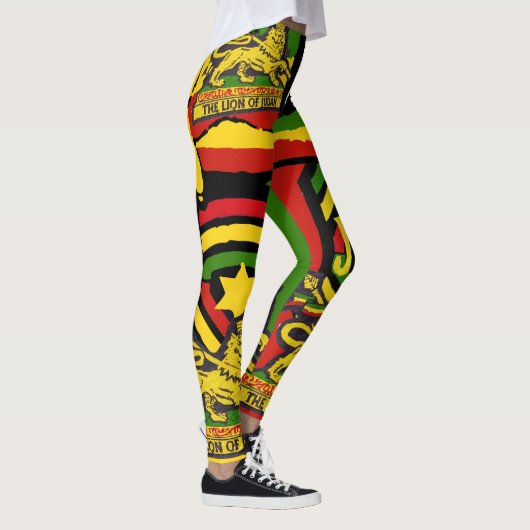 Reggae Steppers Leggings Rastafaire Design (Rechts)