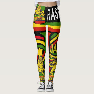 Reggae Steppers Leggings Rastafaire Design