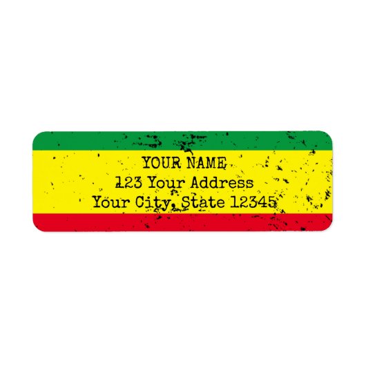 reggae stijl reb. etiket (Voorkant)