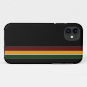 Reggae Stripes iPhone 5 Hoesje (Achterkant (horizontaal))