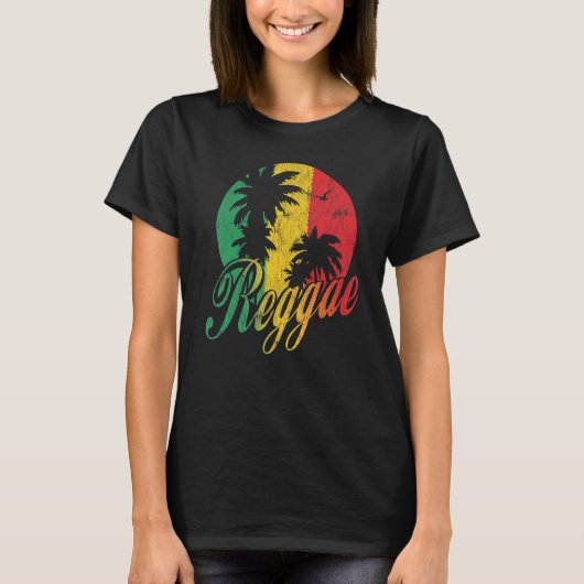 Reggae Style voor reggae Music 4 T-shirt (Voorkant)
