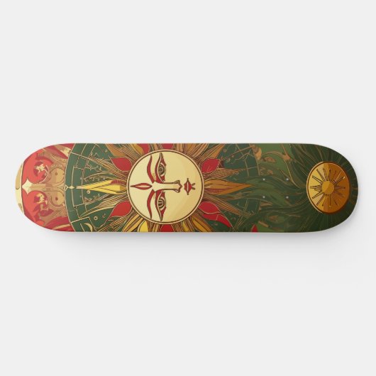 Reggae Sun King Persoonlijk Skateboard (Horizontaal)