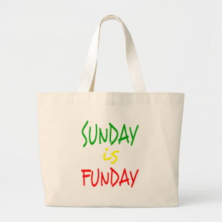 Reggae Sunday is Funday Grote Tote Bag
