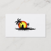 Reggae sunset visitekaartje (Achterkant)